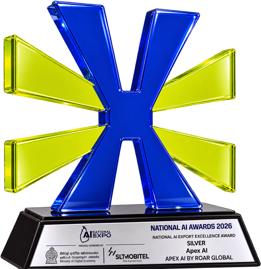 National AI Export Excellence Award trophy, Silver, National AI Awards 2026